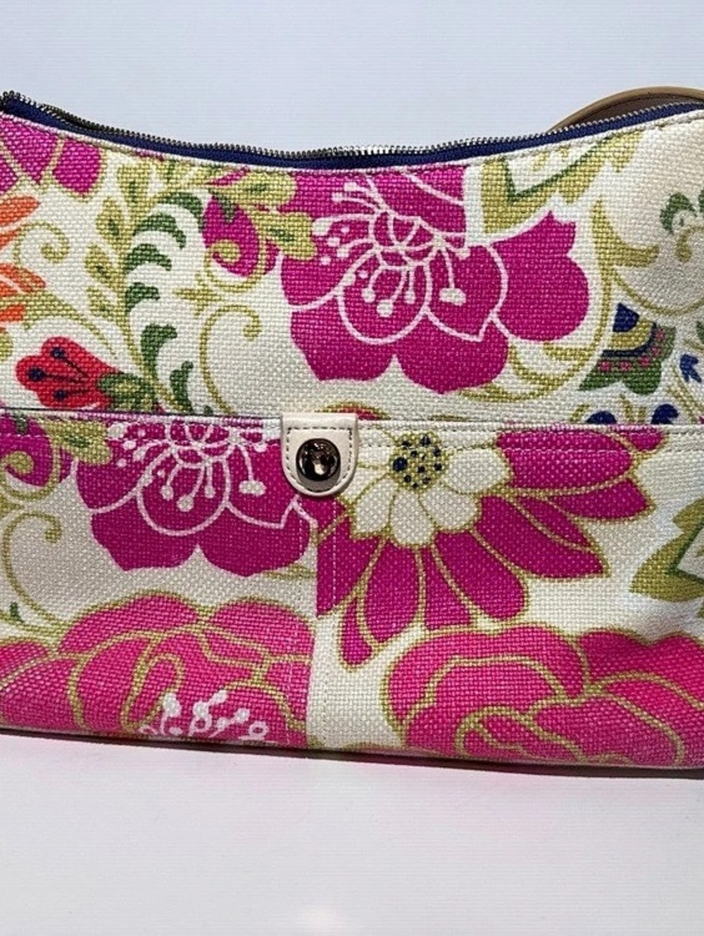 Spartina 449 Floral Crossbody Bag in Pink & White